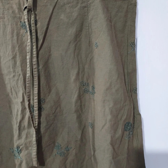 Venezia Jeans Clothing Co. Olive Green A-Line Skirt in Size 22/24 3X - Picture 3 of 7